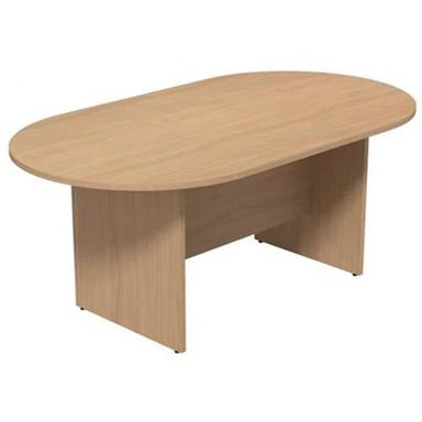 Brown Oval Shape Office Meeting Table