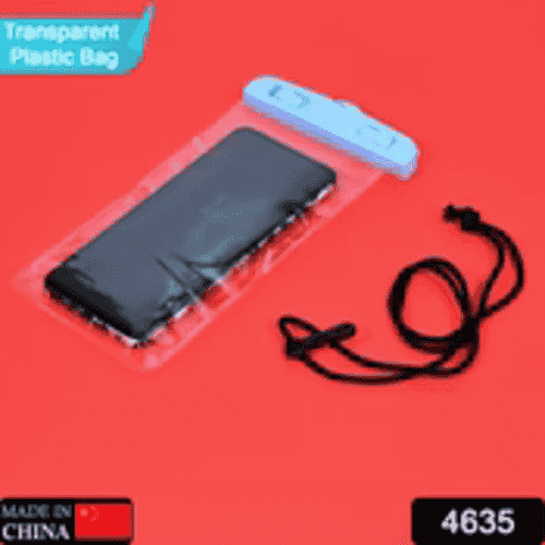 MOBILE WATERPROOF SEALED TRANSPARENT PLASTIC BAG/POUCH COVER FOR ALL MOBILE PHONES