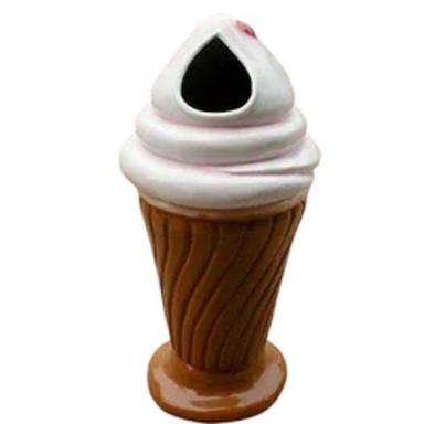 Browne Fiberglass Frp Ice Cream Cone Dustbin