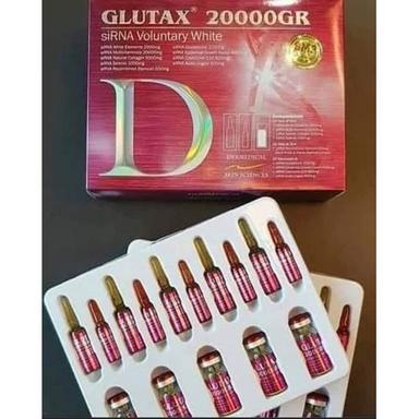 Liquid Glu Tax 20000Gr Sirna Voluntary White Skin Whitening 10 Sessions Injection