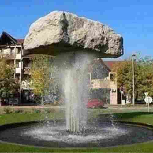Fiberglass Outdoor Balancing Rock Stone Water Fountain Sculpture