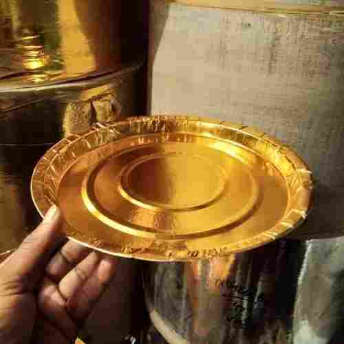 Buffer Paper Plate Raw Material in Golden