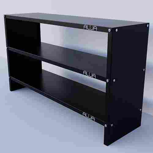 Solid Metal Rack With 3 Shelves