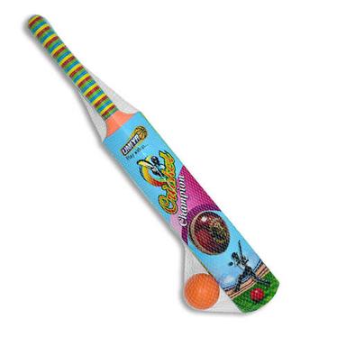 Multi Plastic Cricket Bat And Ball Toy For Kids (8001)