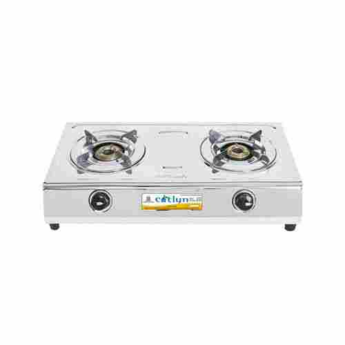 Primo Two Burner Round Stainless Steel Gas Stove