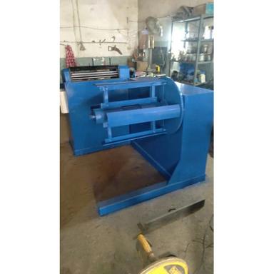 Blue 1.5 Ton Hydraulic Decoiler For Industrial