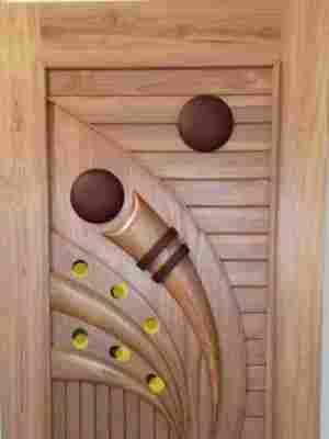 Sagwan Wood Carving Door