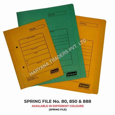 High Quality Spring File With Flat Spine