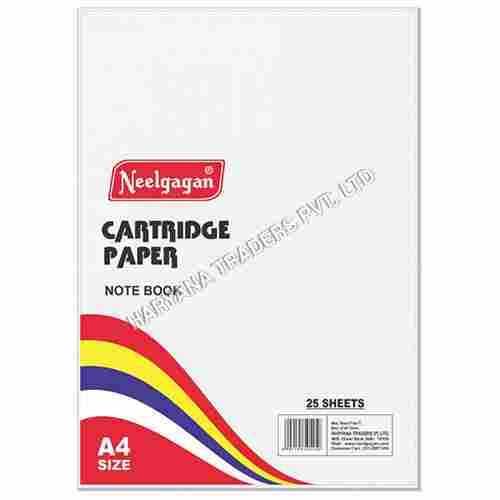 White Cartridge Paper 25 Sheets (140 GSM) - Sizes A2 A3 A4  Half Imperial - Imperial (Suitable for Drawing and Sketching)
