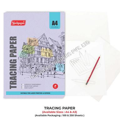 High Quality Tracing Paper (A4 And A3) 90 Gsm (100 And 250 Sheets)