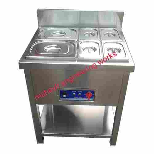 Stainless Steel Bain Marie Counter