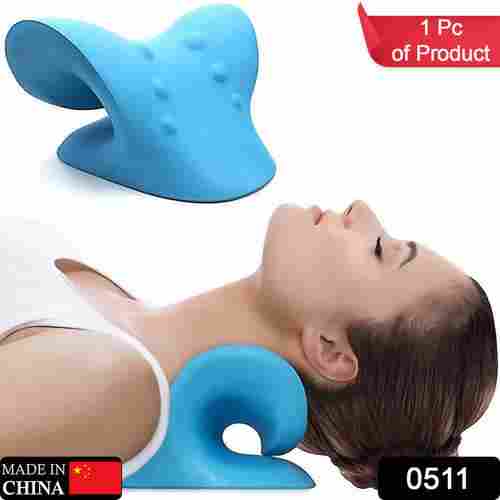 NECK RELAXER CERVICAL PILLOW FOR NECK AND SHOULDER PAIN CHIROPRACTIC ACUPRESSURE MANUAL MASSAGE MEDICAL GRADE MATERIAL (0511)