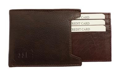 Brown Modern Men'S Leather Wallet