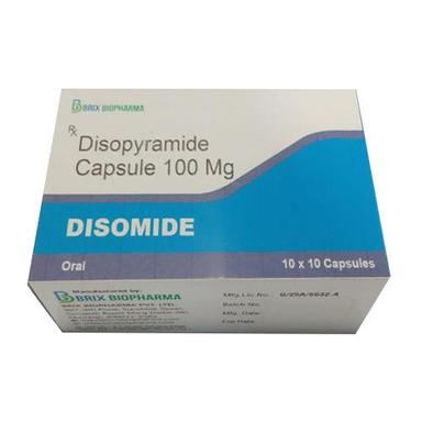  100 मिलीग्राम डिसोपाइरामाइड कैप्सूल सामान्य दवाएं