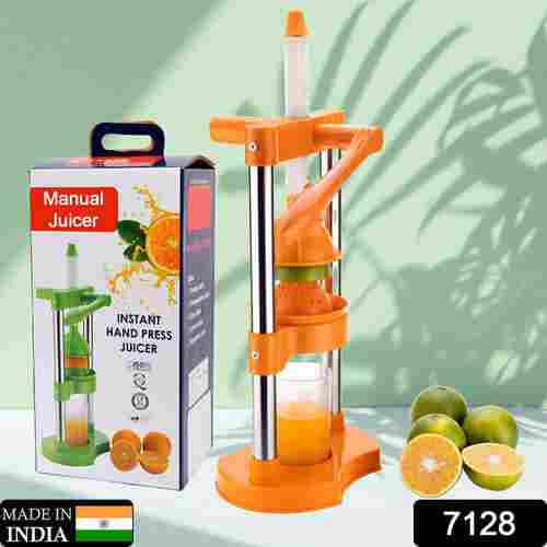 Hand Pressure Juicer With Glass Manual Cold Press Juice Machine