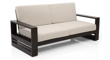 WOODEN SOFA THREE SITTER FOR LOUNGE CAFE RESTAURANTS