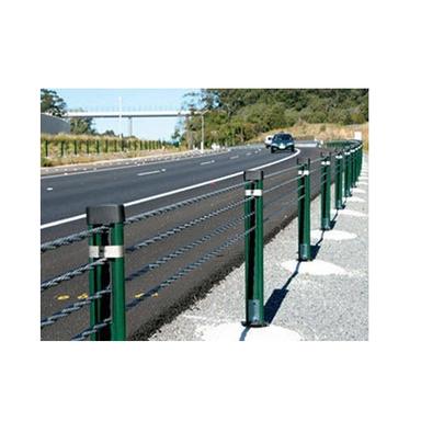 Grey Wire Rope Safety Barrier