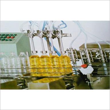 Automatic Four Head Oil Filling Machine Application: Beverage
