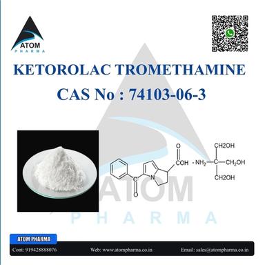 Ketorolac Tromethamine Api Cas No: 74103-06-3