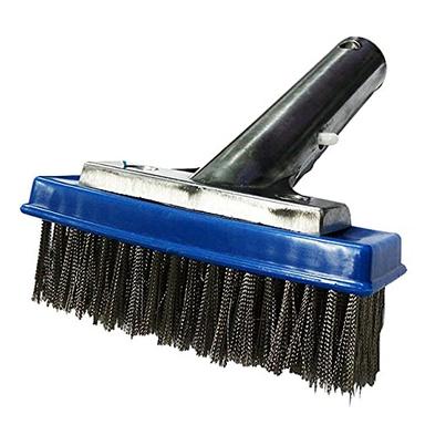 Bluewave 5 Inch Aluminum Algae Brush With Stainless Steel Bristles.Cleaning Brush For Wall Floor With Aluminium Handle (Pack Of 1) Application: Pool