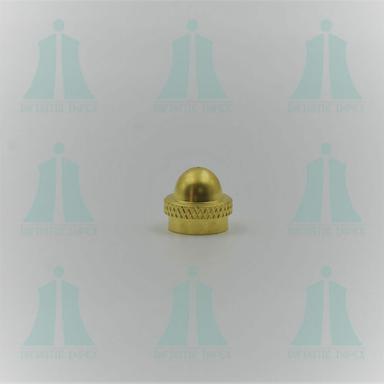 Golden Brass Dome End Caps