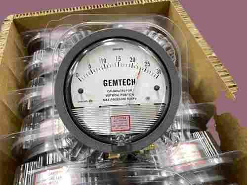 GEMTECH Instruments Differential Pressure Gauge Range 0-50 MM