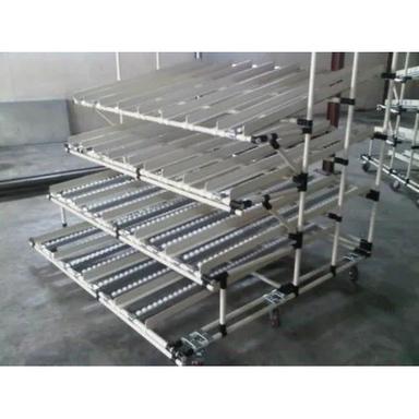 Silver Modular Pipe Joint Rack