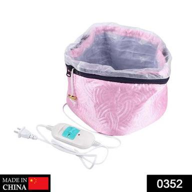 Pink Thermal Head Spa Cap Treatment With Beauty Steamer Nourishing Heating Cap (0352)