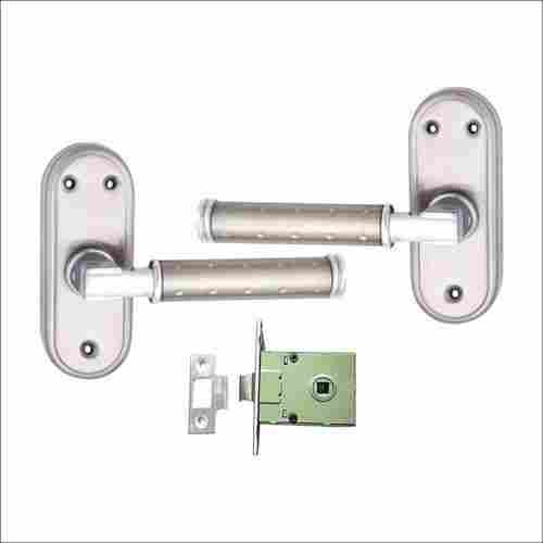 Stainless Steel Bathroom Mortice Handle SS Finish 5 Inches Skoda Dotted Baby Latch
