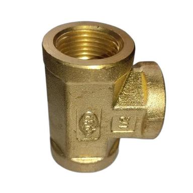 Golden 4 Inch Brass Union Female Tee