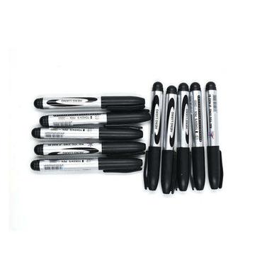 Multi / Assorted 10 Pc Black Marker Used In All Kinds Of School College And Official Places For Studies And Teaching Among The Students (9018)