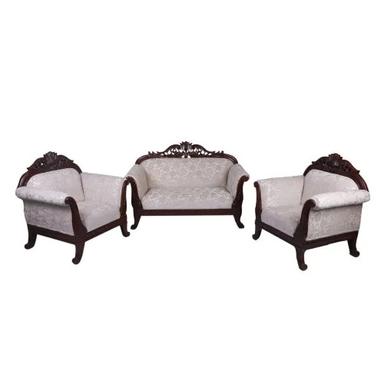 Eco-Friendly Wooden Carved Sofa Set