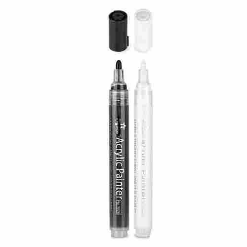 Black White Acrylic Paint Marker Pen