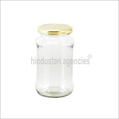 White 400 Ml Fancy Dotted Jar