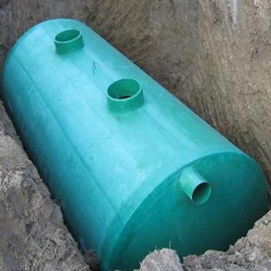 Blue Industrial Frp Septic Tank