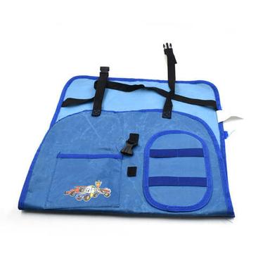 Blue / Multi Car Back Seat Organiser Used In All Types Of Cars With Their Car Seats To Cover Them Easily. (6302)
