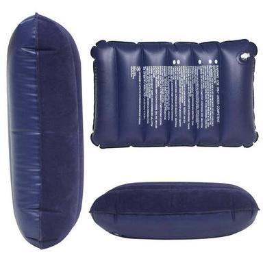 Blue Velvet Air Inflatable Travel Pillow (Blue) (0510)