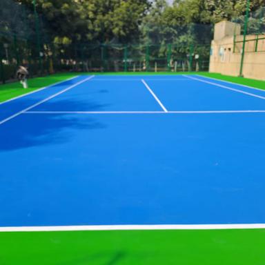 Anti-Slip Synthetic Tennis Court Flooring