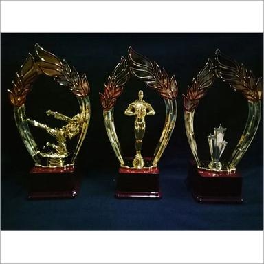 Various Colors Karate Girl Award Trophy