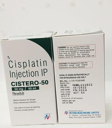 Liquid Cisplatin Cistero 50Mg Injection
