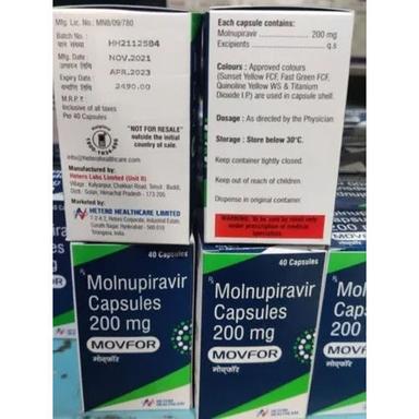 Molnupiravir Capsules Recommended For: Covid-19 For Mild To Moderate Cases