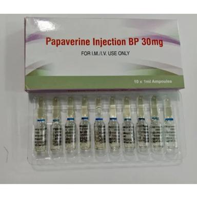 Liquid Papaverine Injection Bp 30Mg