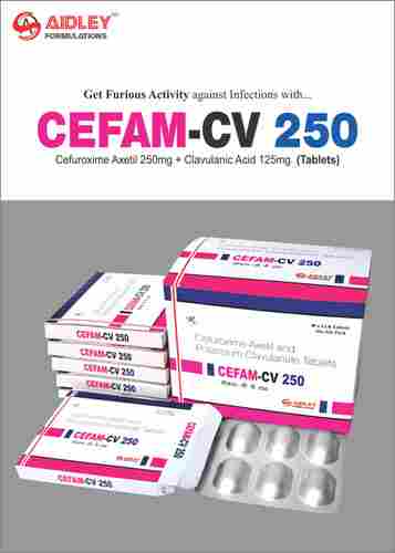 Tablet Cefuroxime 250mg + Clavulanate 125mg