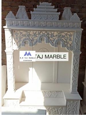 Makrana White Marble Temple Size: Size - 6X4X2