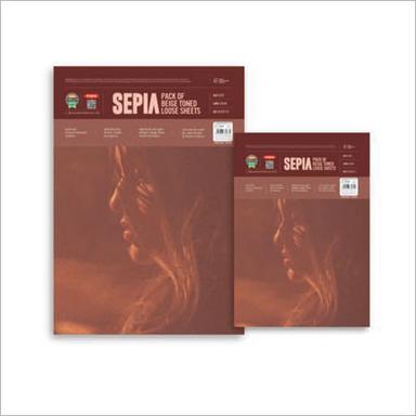 Rectangular Sepia Cartridge Paper Pack