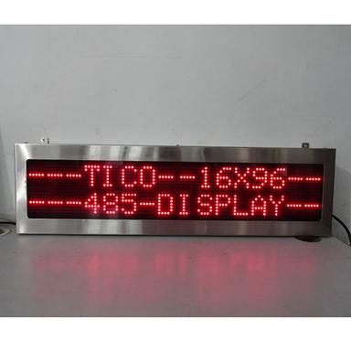 Moving Message Single Color Display Board Application: Commercial