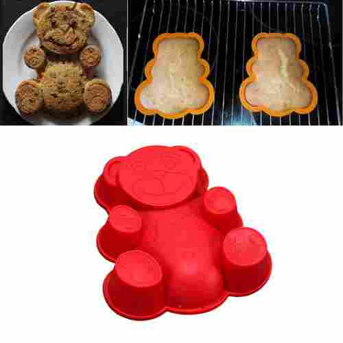 Silicone Animal Mould Cake Mould Chocolate Soap Mould Baking Mould Soap Making Candle Craft (Animal Mould) (Set of 4) (2682)
