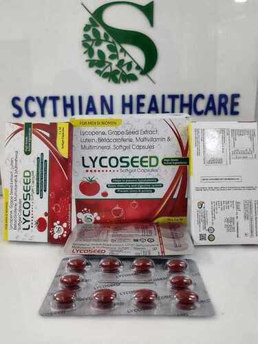  लाइकोपीन 5000Mcg ग्रेप सीड एक्सट्रैक्ट 25Mg बीटाकैरोटीन विटामिन और मिनरल्स सॉफ्टजेलाटिन कैप्सूल सामान्य दवाएं