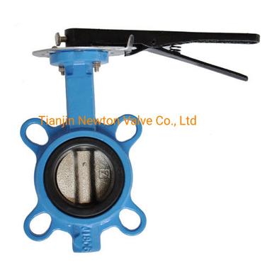 12 Inch Wafer Type Electric Actuator Butterfly Valve