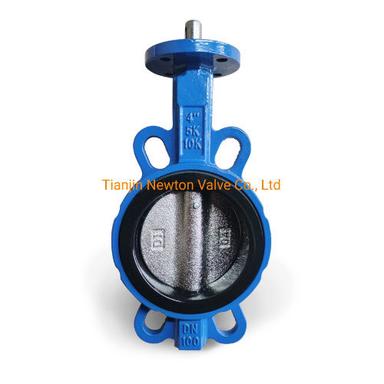 Handle to Clip Ductile Iron Soft Seal Rubber Lined Butterfly Valve